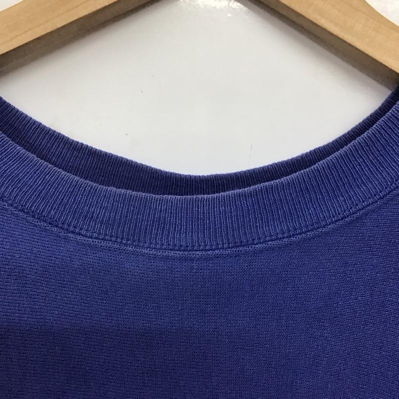 チャンピオン Campion トレーナー 長袖 長袖トレーナー スウェット クルーネック プルオーバー L ロゴ、文字 青 / ブルー / blue メンズ USED 古着 中古 10153206