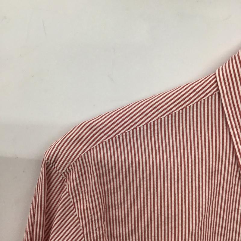 ラルフローレン RALPHLAUREN シャツ、ブラウス 長袖 長袖シャツ ストライプシャツ カラーシャツ ボタンダウンシャツ M ストライプ 白 / ホワイト / white X 赤 / レッド / red メンズ USED 古着 中古 10153207