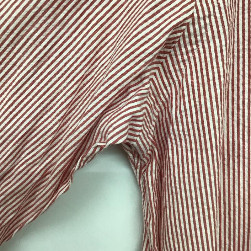 ラルフローレン RALPHLAUREN シャツ、ブラウス 長袖 長袖シャツ ストライプシャツ カラーシャツ ボタンダウンシャツ M ストライプ 白 / ホワイト / white X 赤 / レッド / red メンズ USED 古着 中古 10153207