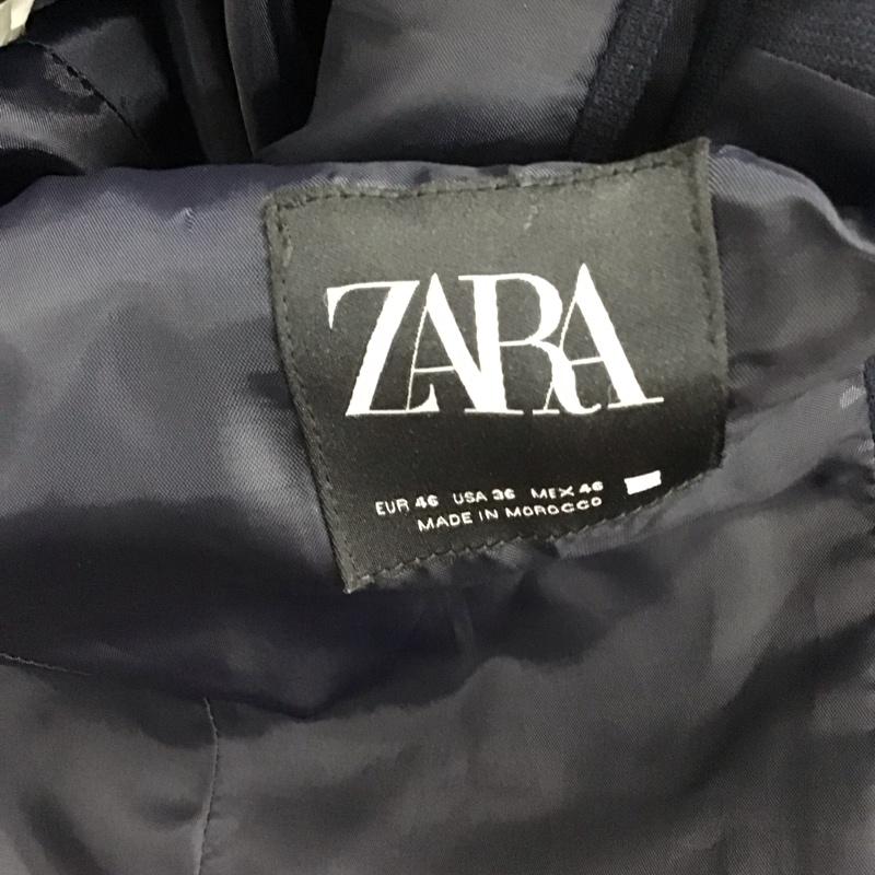 ザラ ZARA ジャケット、上着 ジャケット、ブレザー カジュアルジャケット アウター カラージャケット 46 無地 紺 / ネイビー / navy メンズ USED 古着 中古 10153209