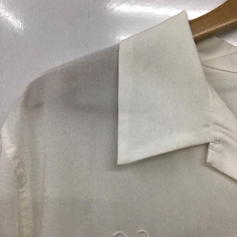 クライミー CRIMIE シャツ、ブラウス 長袖 長袖シャツ 刺繍シャツ カラーシャツ M 刺繍 白 / ホワイト / white メンズ USED 古着 中古 10153211