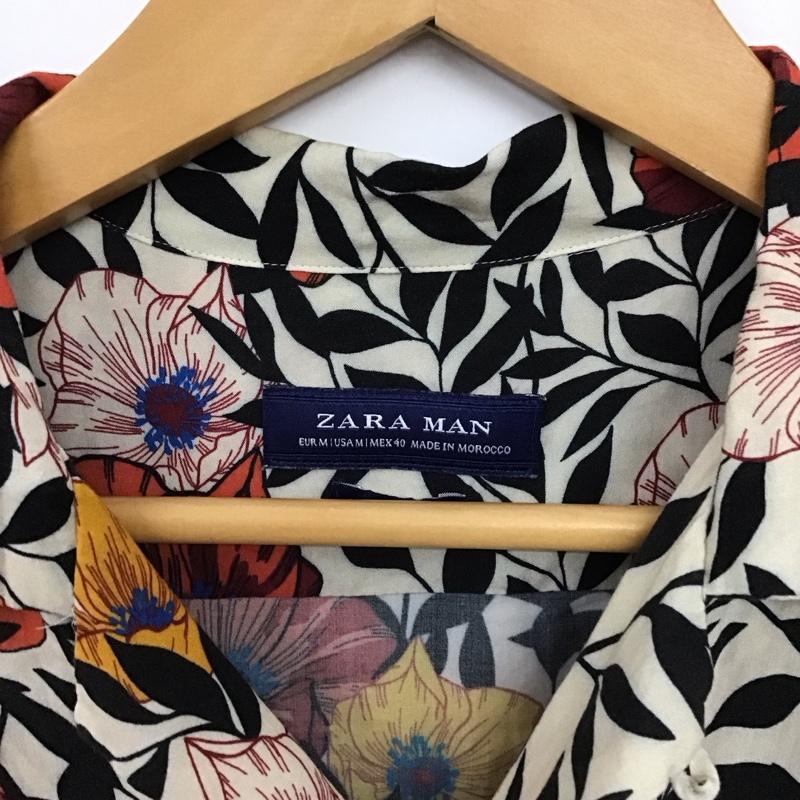 ザラメン ZARA MAN シャツ、ブラウス 半袖 半袖シャツ プリントシャツ M プリント マルチカラー / マルチカラー / multicolor メンズ USED 古着 中古 10153212