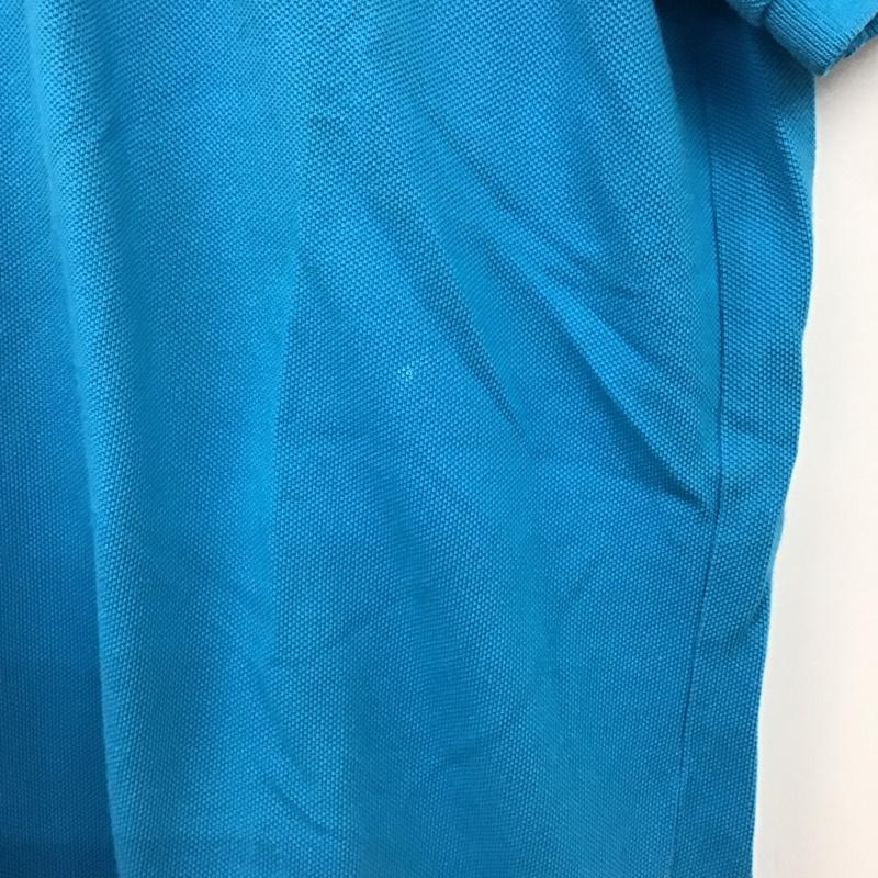 ポロバイラルフローレン Polo by RALPH LAUREN ポロシャツ 半袖 半袖ポロシャツ カラーシャツ 半袖カットソー L ロゴ、文字 青 / ブルー / blue メンズ USED 古着 中古 10153214