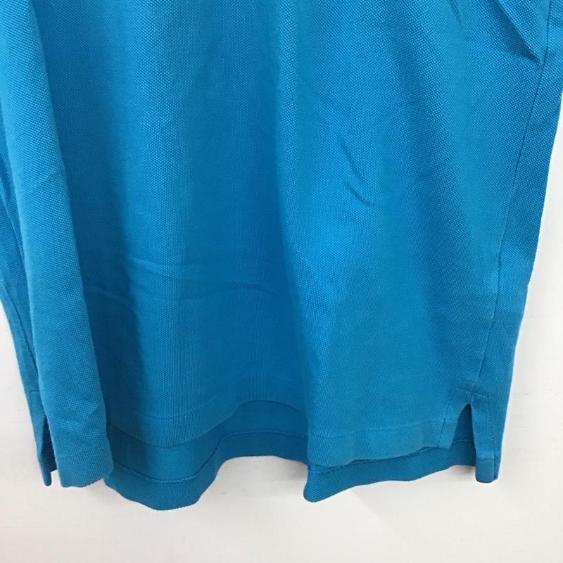 ポロバイラルフローレン Polo by RALPH LAUREN ポロシャツ 半袖 半袖ポロシャツ カラーシャツ 半袖カットソー L ロゴ、文字 青 / ブルー / blue メンズ USED 古着 中古 10153214