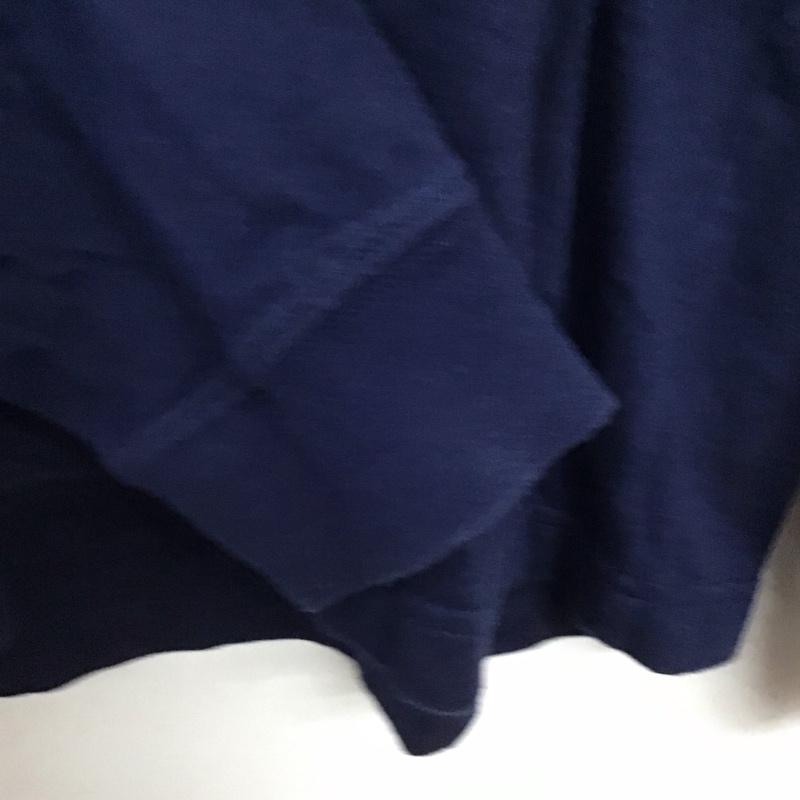 ディッキーズ Dickies カットソー 長袖 長袖カットソー 刺繍カットソー クルーネック XL 刺繍 紺 / ネイビー / navy メンズ USED 古着 中古 10153215
