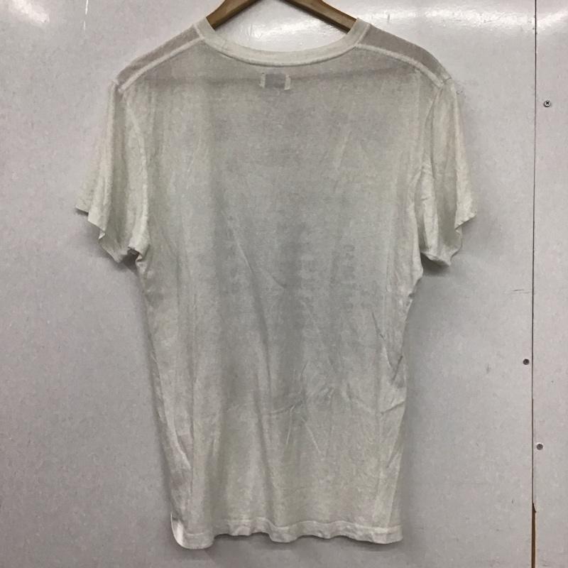 ディーゼル DIESEL Tシャツ 半袖 L プリント 白 / ホワイト / white メンズ USED 古着 中古 10153216