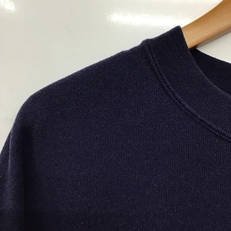 古着 USED トレーナー 長袖 長袖トレーナー スウェット クルーネック プルオーバー プリント 紺 / ネイビー / navy メンズ USED 古着 中古 10153217