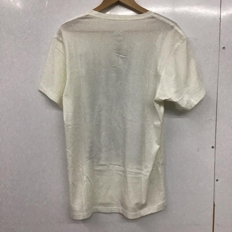 エム M Tシャツ 半袖 半袖カットソー プリントTシャツ クルーネックカットソー M プリント 白 / ホワイト / white メンズ USED 古着 中古 10153218