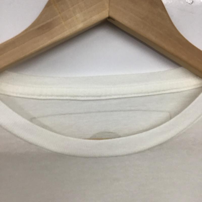 エム M Tシャツ 半袖 半袖カットソー プリントTシャツ クルーネックカットソー M プリント 白 / ホワイト / white メンズ USED 古着 中古 10153218