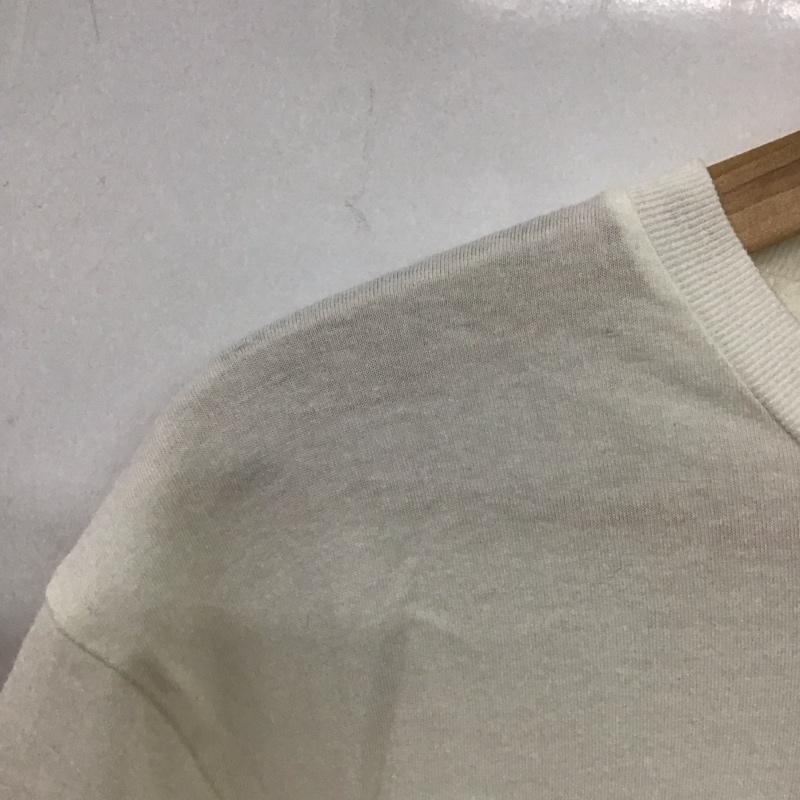 エム M Tシャツ 半袖 半袖カットソー プリントTシャツ クルーネックカットソー M プリント 白 / ホワイト / white メンズ USED 古着 中古 10153218