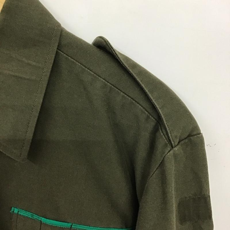 ミリタリー ミリタリー シャツ、ブラウス 長袖 長袖シャツ ミリタリーシャツ 古着 40 無地 カーキ / カーキ / khaki メンズ USED 古着 中古 10153219