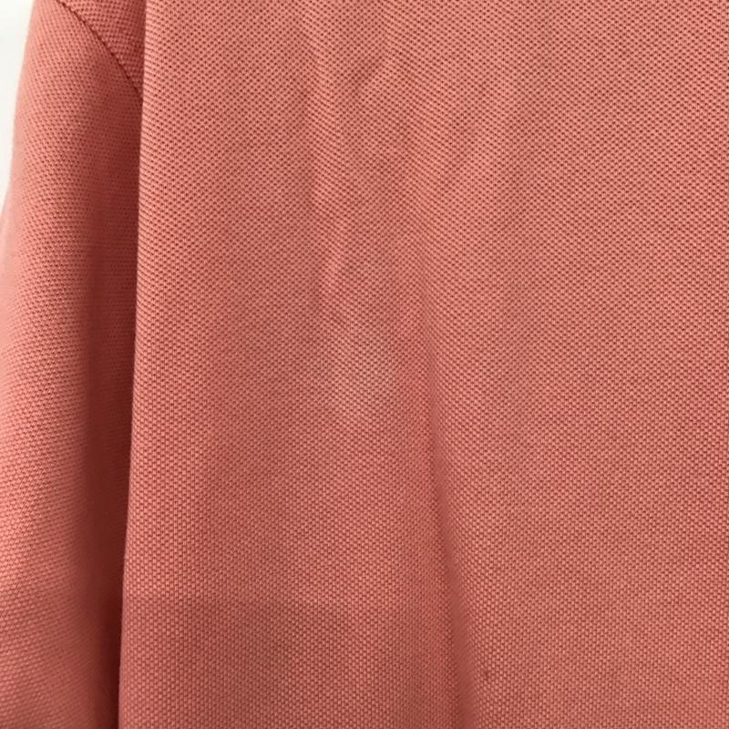 トミーヒルフィガー TOMMY HILFIGER ポロシャツ 半袖 半袖ポロシャツ カラーシャツ 半袖カットソー L ロゴ、文字 桃 / ピンク / pink メンズ USED 古着 中古 10153221