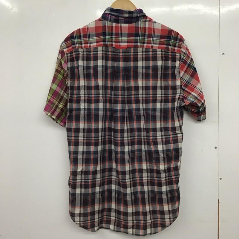 カールヘルム KARLHELMUT シャツ、ブラウス 半袖 半袖シャツ チェックシャツ カラーシャツ ボタンダウンシャツ L チェック マルチカラー / マルチカラー / multicolor メンズ USED 古着 中古 10153223