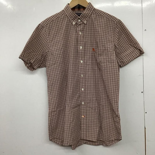 バーバリーロンドン Burberry London シャツ、ブラウス 半袖 半袖シャツ チェックシャツ ボタンダウンシャツ M チェック マルチカラー / マルチカラー / multicolor メンズ USED 古着 中古 10153224