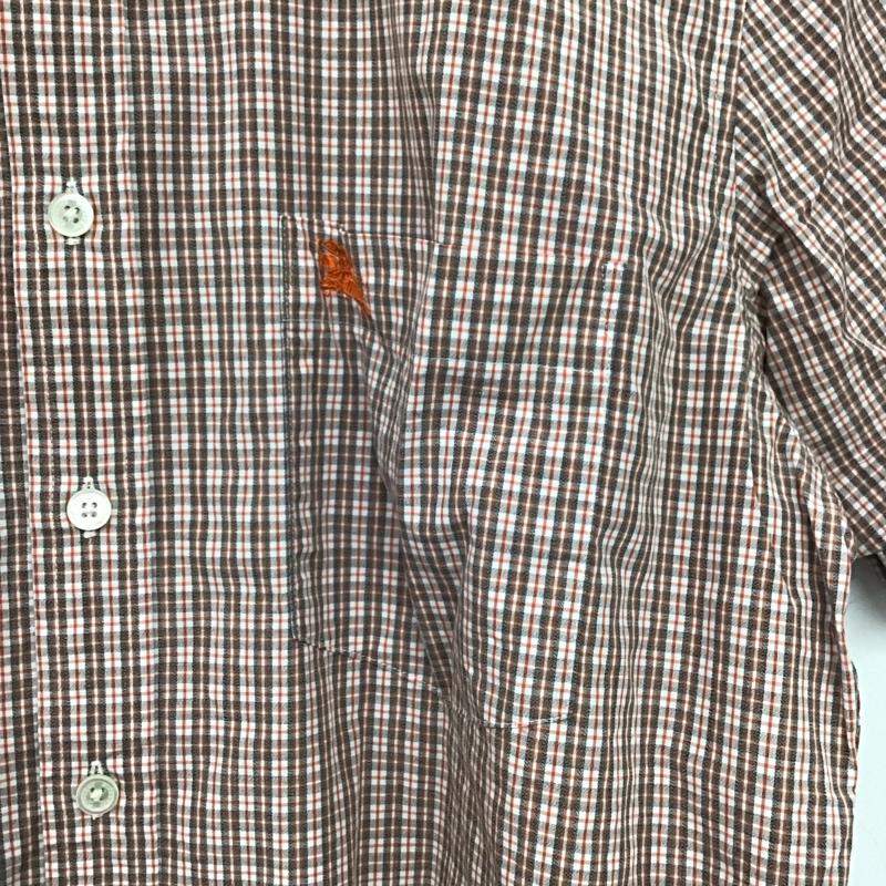 バーバリーロンドン Burberry London シャツ、ブラウス 半袖 半袖シャツ チェックシャツ ボタンダウンシャツ M チェック マルチカラー / マルチカラー / multicolor メンズ USED 古着 中古 10153224