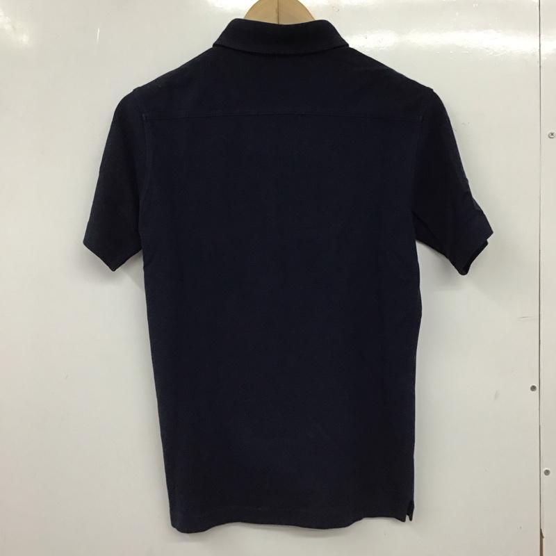 フレッドペリー FRED PERRY ポロシャツ 半袖 半袖ポロシャツ カラーシャツ 半袖カットソー S ロゴ、文字 紺 / ネイビー / navy メンズ USED 古着 中古 10153229
