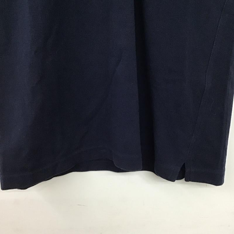 フレッドペリー FRED PERRY ポロシャツ 半袖 半袖ポロシャツ カラーシャツ 半袖カットソー S ロゴ、文字 紺 / ネイビー / navy メンズ USED 古着 中古 10153229
