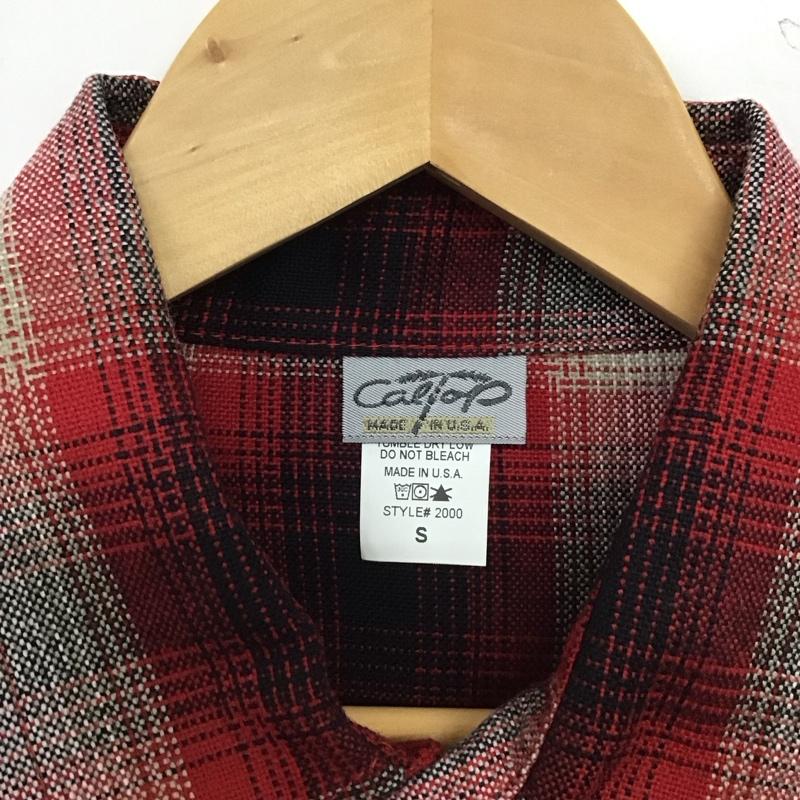 キャルトップ CALTOP シャツ、ブラウス 長袖 長袖シャツ チェックシャツ カラーシャツ S チェック マルチカラー / マルチカラー / multicolor メンズ USED 古着 中古 10153237