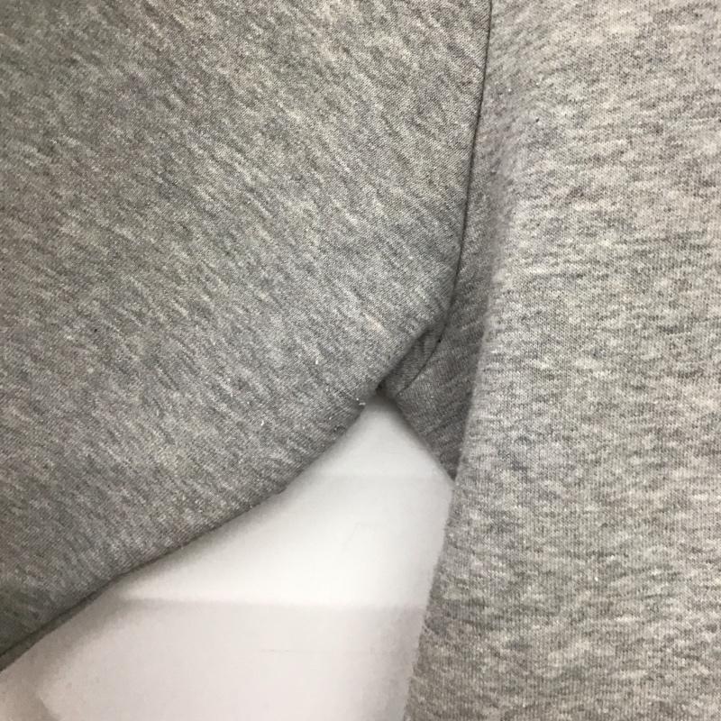 リーボック Reebok パーカー 長袖 ジップアップパーカー 長袖パーカー カジュアルジャケット M ロゴ、文字 灰 / グレー / gray メンズ USED 古着 中古 10153238