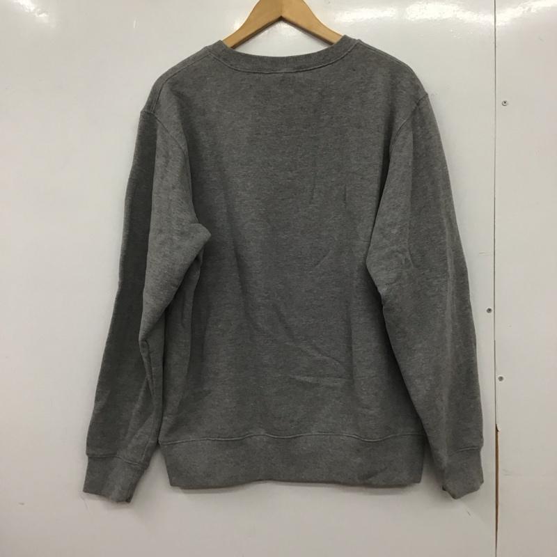 アヴィレックス AVIREX トレーナー 長袖 長袖トレーナー スウェット クルーネック プルオーバー XXL プリント 灰 / グレー / gray メンズ USED 古着 中古 10153240