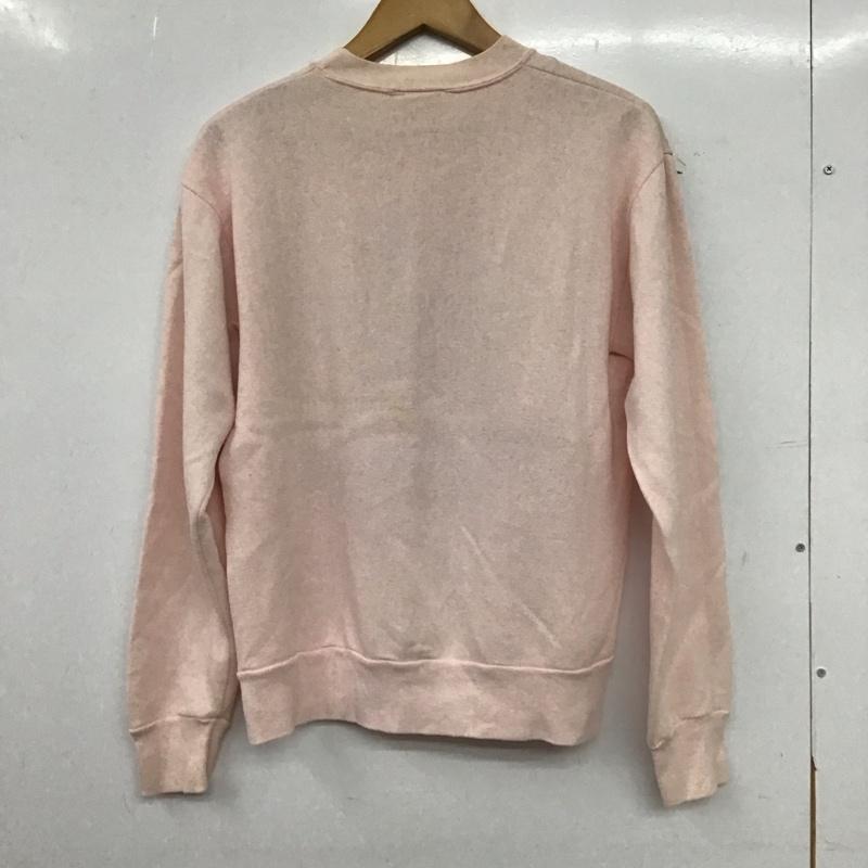 古着 USED トレーナー 長袖 長袖トレーナー スウェット クルーネック プルオーバー S プリント 桃 / ピンク / pink メンズ USED 古着 中古 10153243