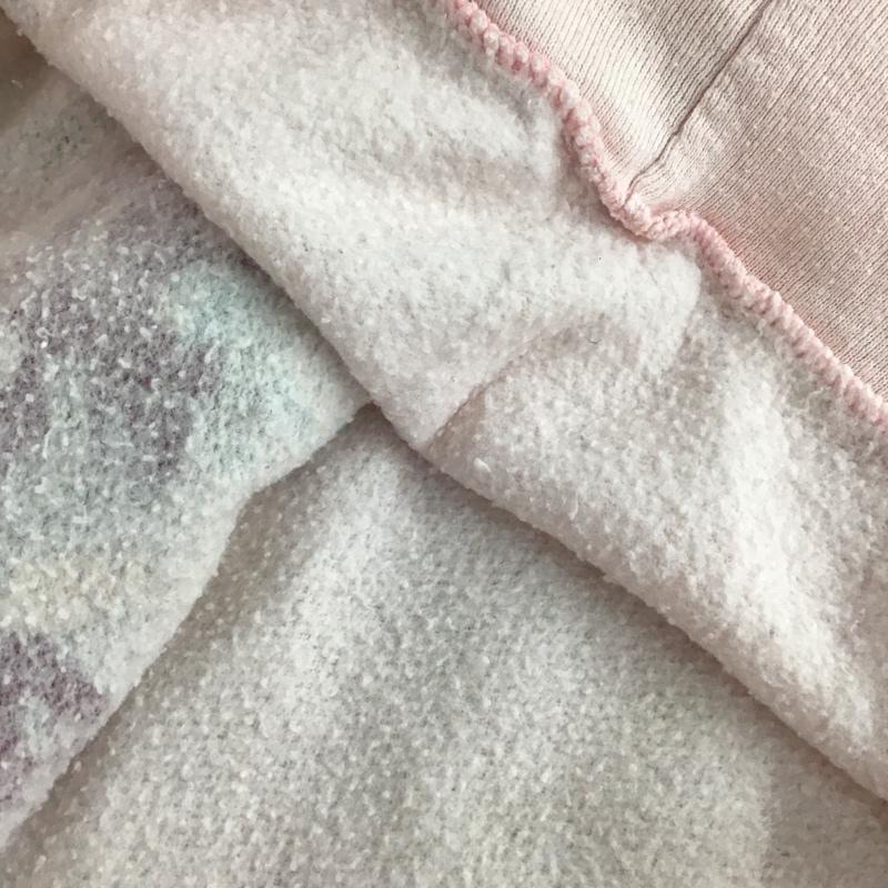 古着 USED トレーナー 長袖 長袖トレーナー スウェット クルーネック プルオーバー S プリント 桃 / ピンク / pink メンズ USED 古着 中古 10153243