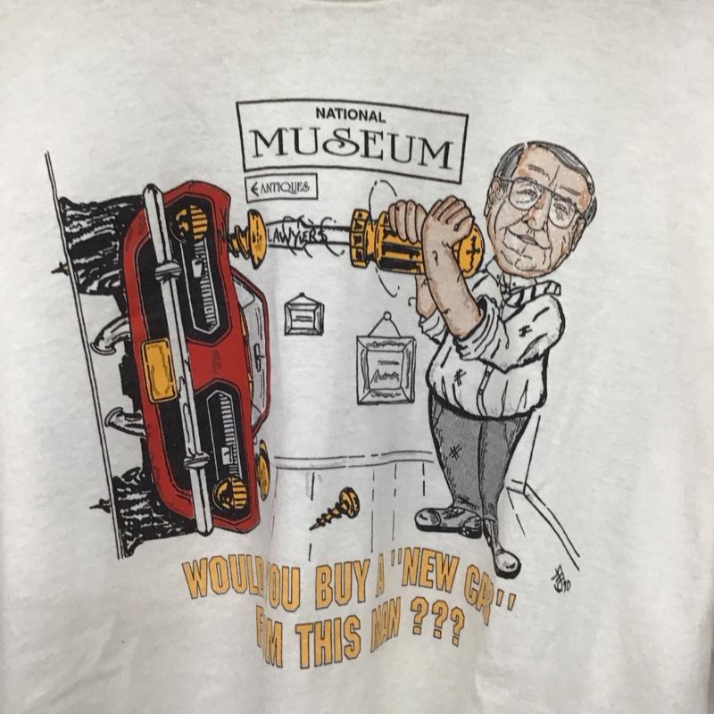 古着 USED Tシャツ 半袖 半袖カットソー プリントTシャツ クルーネックカットソー XL プリント 白 / ホワイト / white メンズ USED 古着 中古 10153244