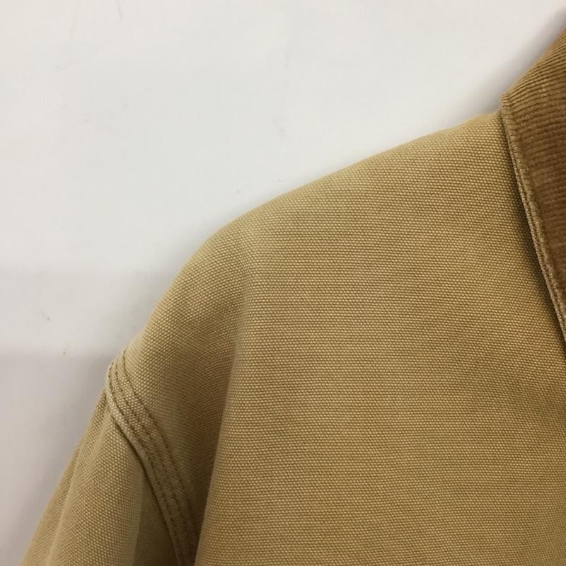 カーハート Carhartt ジャケット、上着 ジャンパー、ブルゾン ジップアップジャケット アウター 古着 ロゴ、文字 ベージュ / ベージュ / beige メンズ USED 古着 中古 10153245