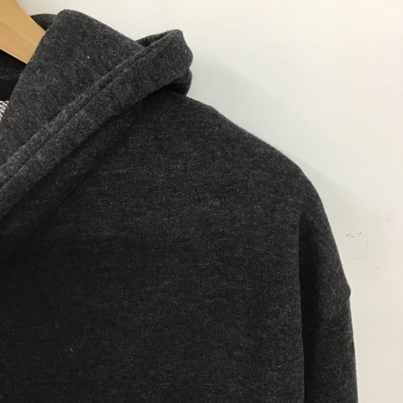 ビラボン BILLABONG パーカー 長袖 プルオーバーパーカー スウェット L ロゴ、文字 ダークグレー / ダークグレー / メンズ USED 古着 中古 10153247