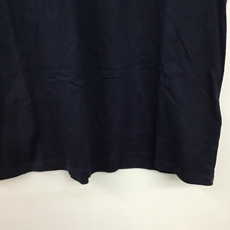 トミーヒルフィガー TOMMY HILFIGER Tシャツ 半袖 半袖カットソー プリントTシャツ クルーネックカットソー M ロゴ、文字 紺 / ネイビー / navy メンズ USED 古着 中古 10153252
