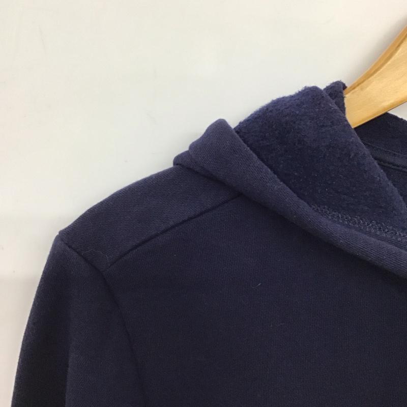 リーボック Reebok パーカー 長袖 長袖パーカー プルオーバーパーカー スウェット M ロゴ、文字 紺 / ネイビー / navy メンズ USED 古着 中古 10153254