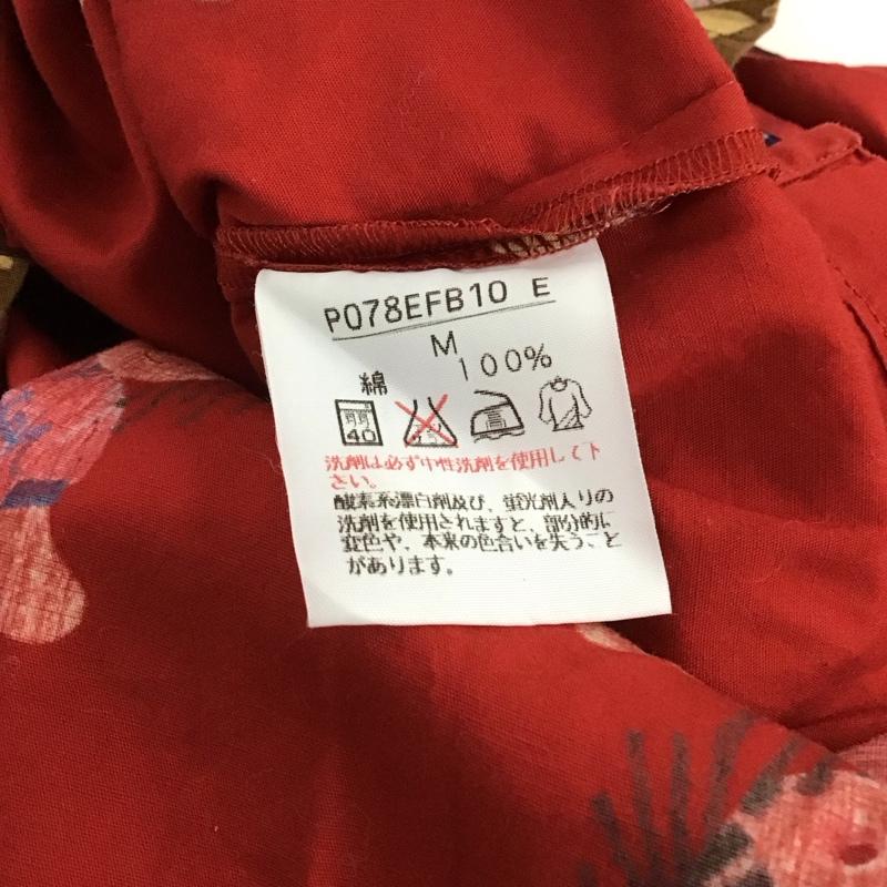ピンクハウス PINK HOUSE シャツ、ブラウス 半袖 半袖シャツ プリントシャツ ポケットシャツ M プリント 赤 / レッド / red メンズ USED 古着 中古 10153257