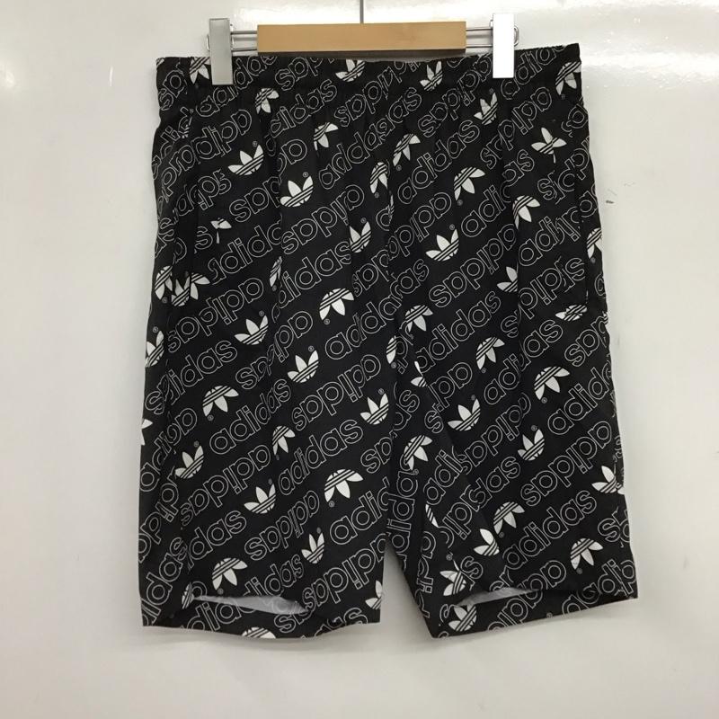 アディダス adidas パンツ ショートパンツ dh4791 ショートパンツ ハーフパンツ カジュアルパンツ プリント 黒 / ブラック / black メンズ USED 古着 中古 10153260