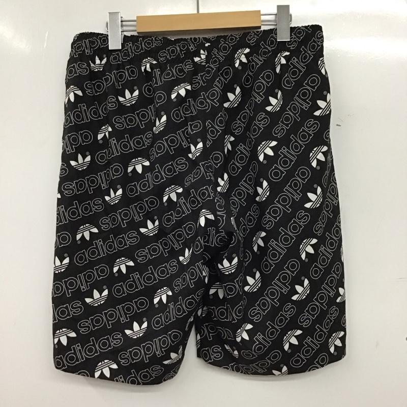 アディダス adidas パンツ ショートパンツ dh4791 ショートパンツ ハーフパンツ カジュアルパンツ プリント 黒 / ブラック / black メンズ USED 古着 中古 10153260