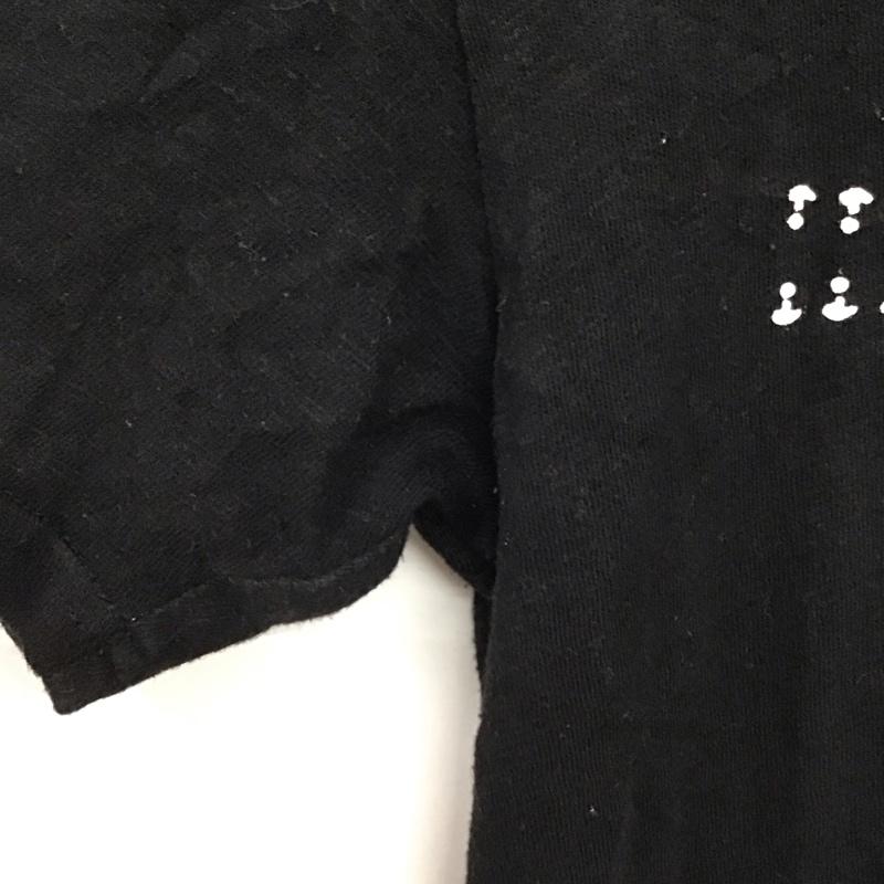 シップス SHIPS Tシャツ 半袖 半袖カットソー プリントTシャツ クルーネックカットソー L ロゴ、文字 黒 / ブラック / black メンズ USED 古着 中古 10153261
