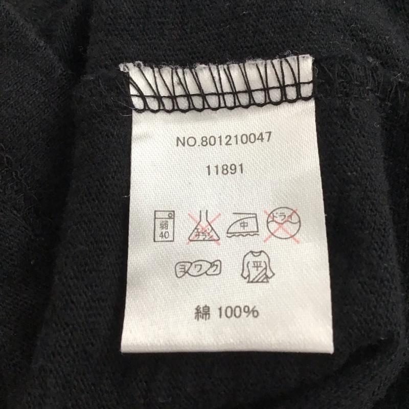 シップス SHIPS Tシャツ 半袖 半袖カットソー プリントTシャツ クルーネックカットソー L ロゴ、文字 黒 / ブラック / black メンズ USED 古着 中古 10153261
