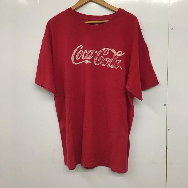 ヘインズ HANES Tシャツ 半袖 半袖カットソー プリントTシャツ クルーネックカットソー XL ロゴ、文字 赤 / レッド / red メンズ USED 古着 中古 10153265