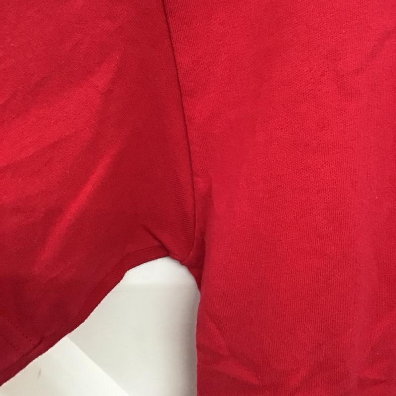 ヘインズ HANES Tシャツ 半袖 半袖カットソー プリントTシャツ クルーネックカットソー XL ロゴ、文字 赤 / レッド / red メンズ USED 古着 中古 10153265