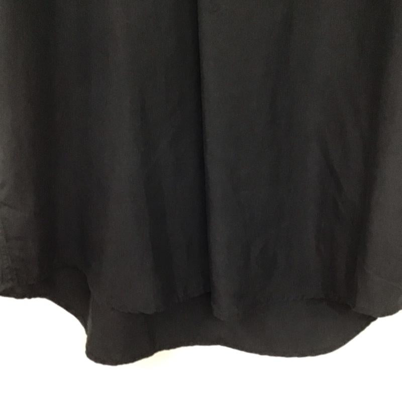 ノーアイディ NO ID. カットソー 半袖 半袖カットソー Vネックカットソー 2 無地 黒 / ブラック / black メンズ USED 古着 中古 10153268