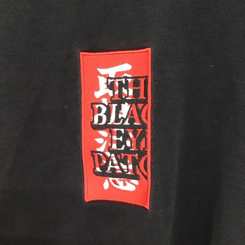ブラックアイパッチ Black eye patch トレーナー 長袖 長袖トレーナー スウェット クルーネック プルオーバー L ロゴ、文字 黒 / ブラック / black メンズ USED 古着 中古 10153269