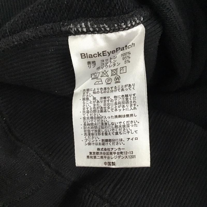 ブラックアイパッチ Black eye patch トレーナー 長袖 長袖トレーナー スウェット クルーネック プルオーバー L ロゴ、文字 黒 / ブラック / black メンズ USED 古着 中古 10153269
