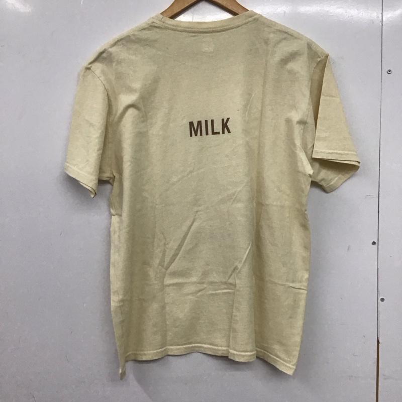 サンシャイン プラス クラウド SUNSHINE+CLOUD Tシャツ 半袖 半袖カットソー プリントTシャツ クルーネックカットソー L ロゴ、文字 アイボリー / アイボリー / メンズ USED 古着 中古 10153270
