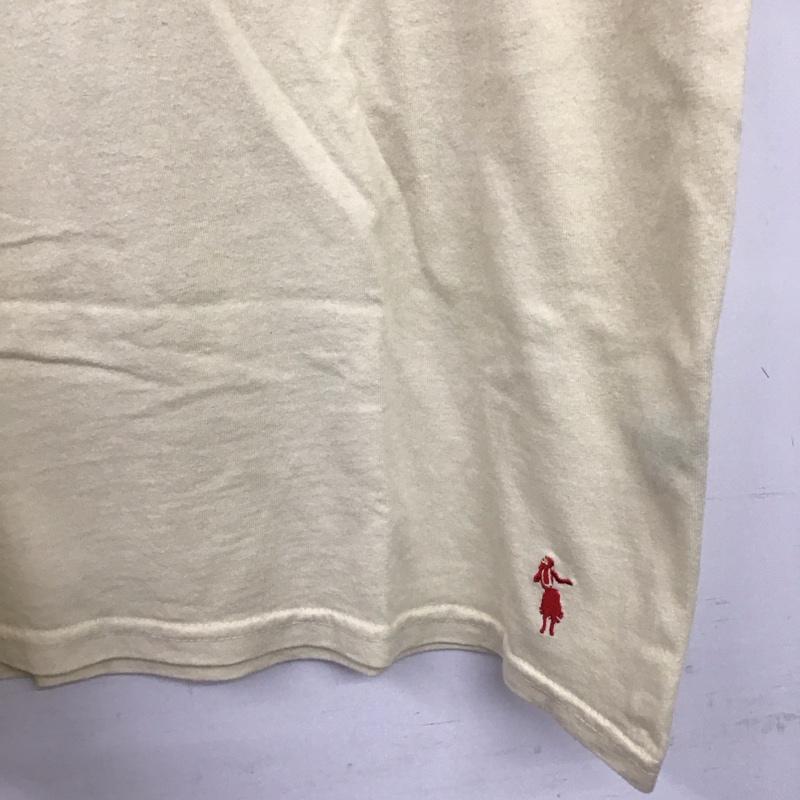 サンシャイン プラス クラウド SUNSHINE+CLOUD Tシャツ 半袖 半袖カットソー プリントTシャツ クルーネックカットソー L ロゴ、文字 アイボリー / アイボリー / メンズ USED 古着 中古 10153270