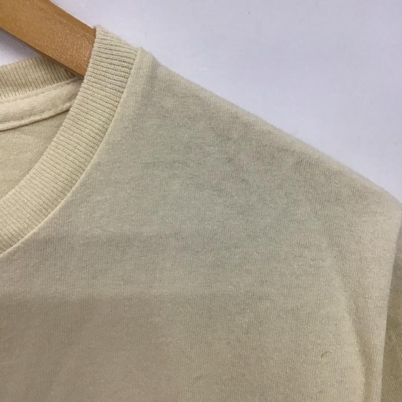 サンシャイン プラス クラウド SUNSHINE+CLOUD Tシャツ 半袖 半袖カットソー プリントTシャツ クルーネックカットソー L ロゴ、文字 アイボリー / アイボリー / メンズ USED 古着 中古 10153270