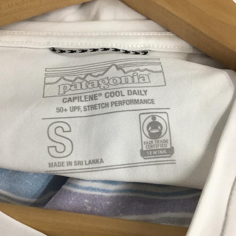 パタゴニア patagonia Tシャツ 半袖 45250sp21 半袖カットソー プリントTシャツ S プリント 白 / ホワイト / white メンズ USED 古着 中古 10153271