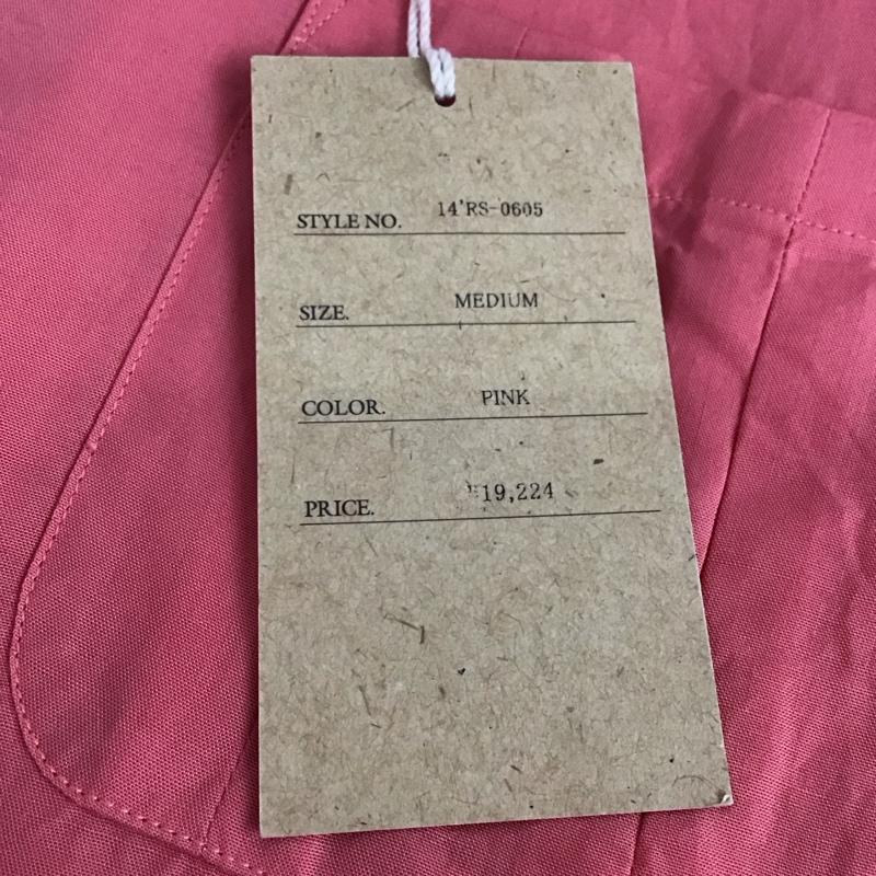 ラッツ RATS シャツ、ブラウス 半袖 半袖シャツ 無地シャツ ポケットシャツ M 無地 桃 / ピンク / pink メンズ USED 古着 中古 10153272