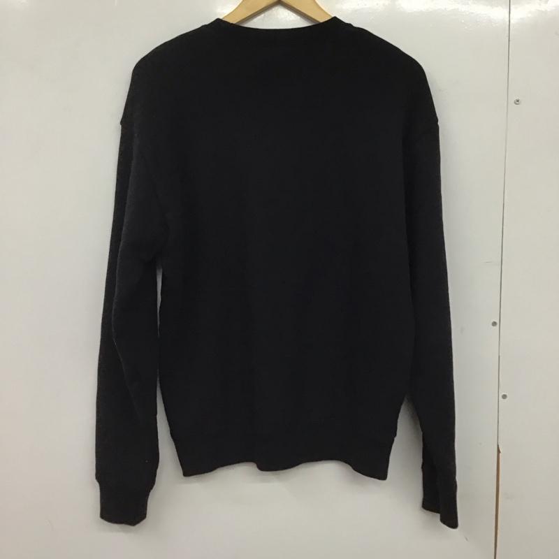 ラッツ RATS トレーナー 長袖 長袖トレーナー スウェット クルーネック プルオーバー M ロゴ、文字 黒 / ブラック / black メンズ USED 古着 中古 10153273