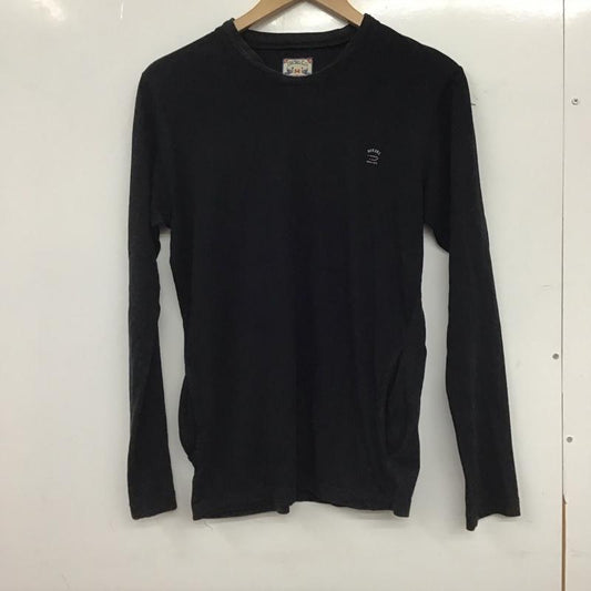 ディーゼル DIESEL Tシャツ 長袖 長袖カットソー プリントTシャツ クルーネックカットソー S ロゴ、文字 黒 / ブラック / black メンズ USED 古着 中古 10153274