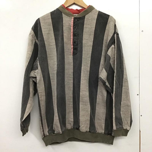 古着 USED トレーナー 長袖 長袖トレーナー スウェット ヘンリーネック プルオーバー M ストライプ マルチカラー / マルチカラー / multicolor メンズ USED 古着 中古 10153275