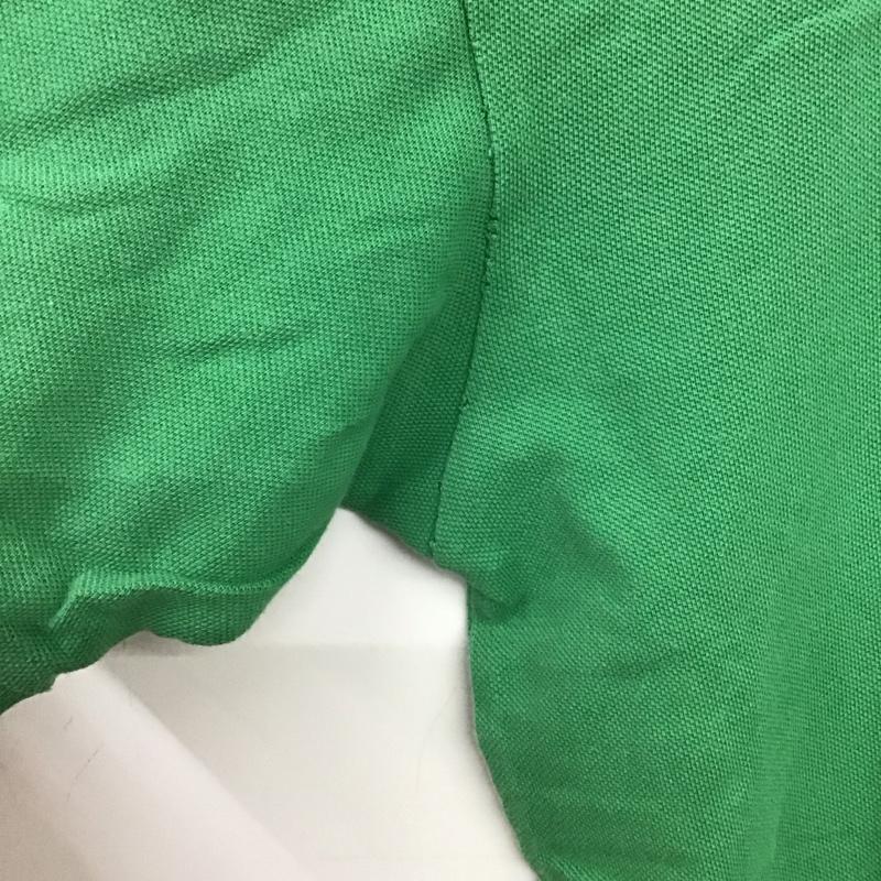 ラコステ LACOSTE ポロシャツ 半袖 半袖ポロシャツ カラーシャツ 半袖カットソー 6 ロゴ、文字 緑 / グリーン / green メンズ USED 古着 中古 10153276